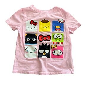 Sanrio T-Shirt Pink Hello Kitty and Friends Graphic Kids 4T